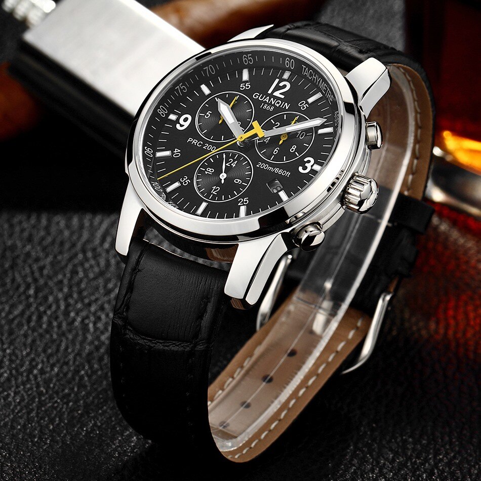 Sport Watch Men Waterproof 200M Mechanical Watch Men Automatic Wind GUANQIN 2020 Top Brand Luxury Date Week Luminous Function Sport Watch Men Waterproof 200M Mechanical Watch Men Automatic Wind GUANQIN 2020 Top Brand Luxury Date Week Luminous Function
