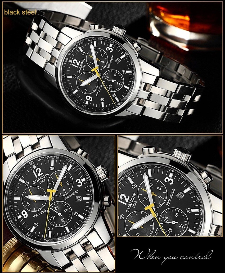Sport Watch Men Waterproof 200M Mechanical Watch Men Automatic Wind GUANQIN 2020 Top Brand Luxury Date Week Luminous Function Sport Watch Men Waterproof 200M Mechanical Watch Men Automatic Wind GUANQIN 2020 Top Brand Luxury Date Week Luminous Function