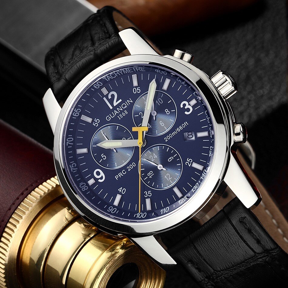 Sport Watch Men Waterproof 200M Mechanical Watch Men Automatic Wind GUANQIN 2020 Top Brand Luxury Date Week Luminous Function Sport Watch Men Waterproof 200M Mechanical Watch Men Automatic Wind GUANQIN 2020 Top Brand Luxury Date Week Luminous Function
