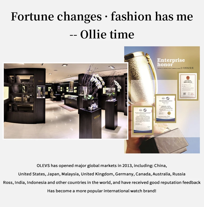 OLEVS Luxury Brand Women's Watches Elegant Gold Fashion Quartz Watch Luminous Versatile Waterproof Female Authentication Watch OLEVS Luxury Brand Women's Watches Elegant Gold Fashion Quartz Watch Luminous Versatile Waterproof Female Authentication Watch